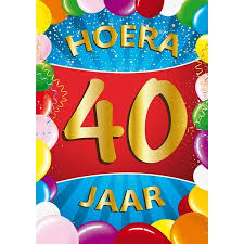 feestversiering 40 jaar