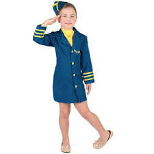 stewardess kinderkostuum