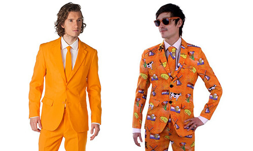 oranje thema kleding